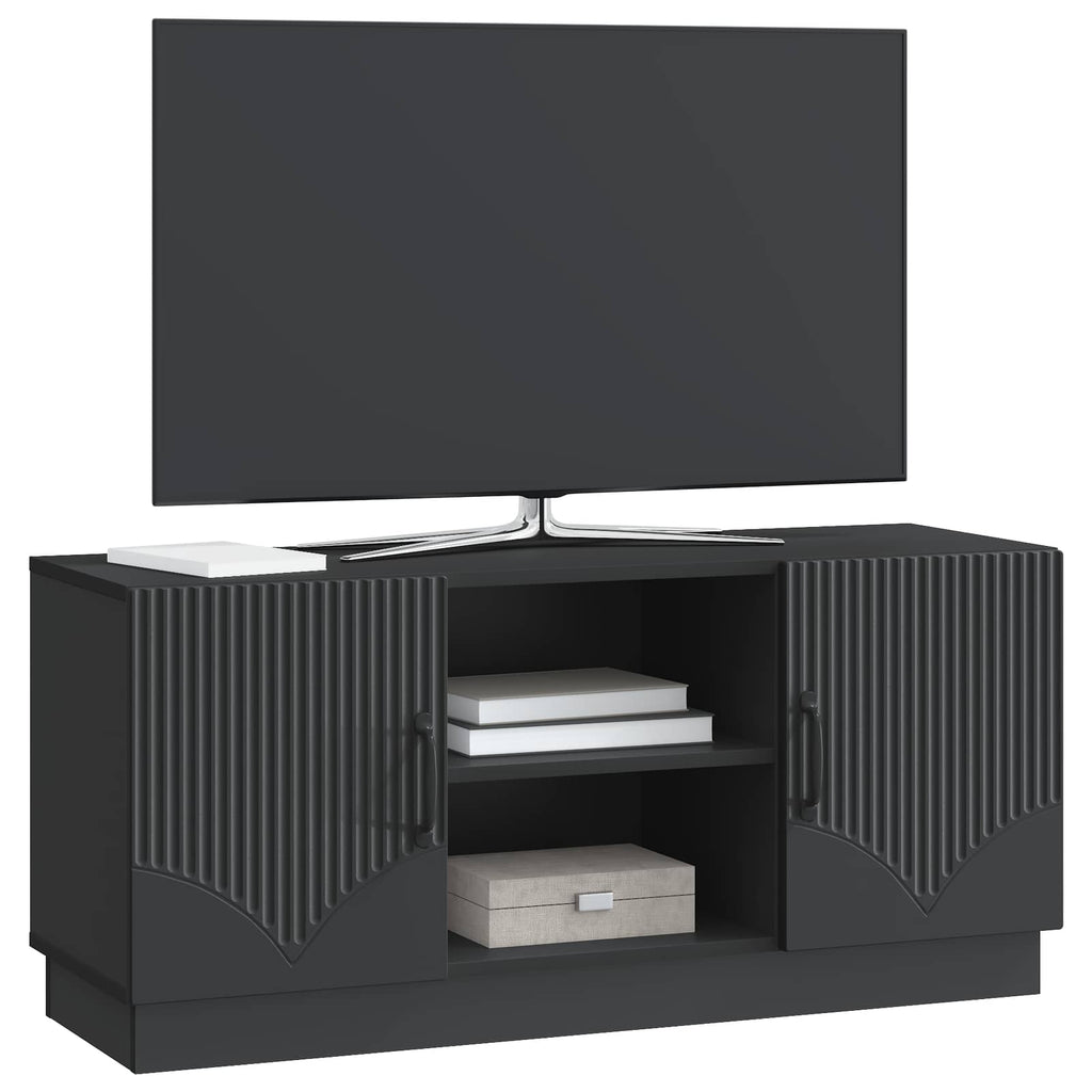 vidaXL Szafka pod telewizor Czarny 102 x 34,5 x 47 cm