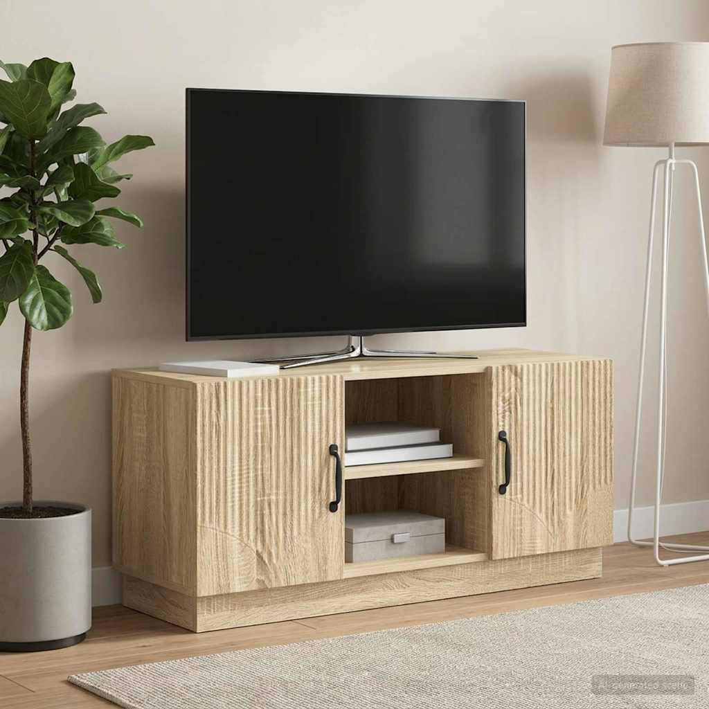 vidaXL Szafka pod telewizor dąb Sonoma 102 x 34,5 x 47 cm