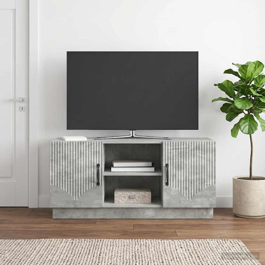 vidaXL Szafka pod telewizor Betonowy szary 102 x 34,5 x 47 cm
