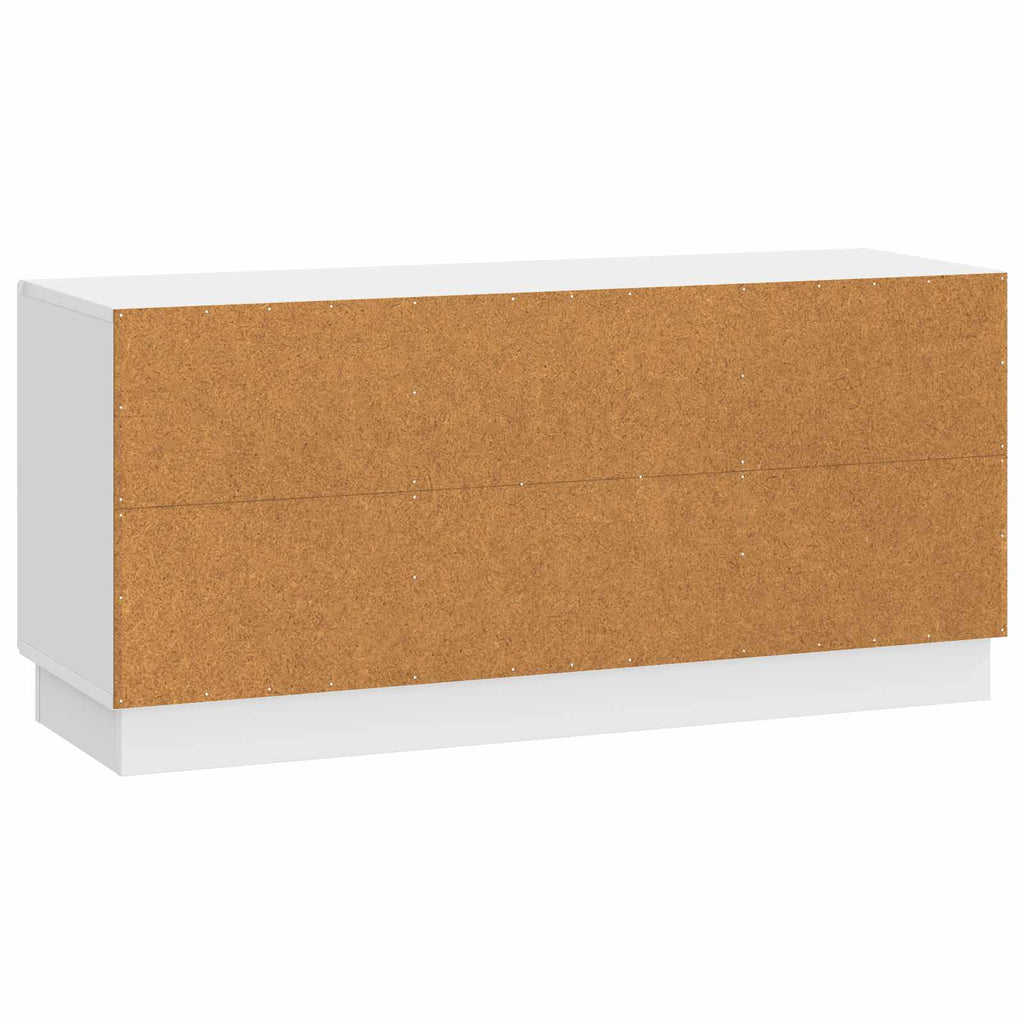 vidaXL Szafka pod telewizor Biały wysoki połysk 102 x 34,5 x 47 cm