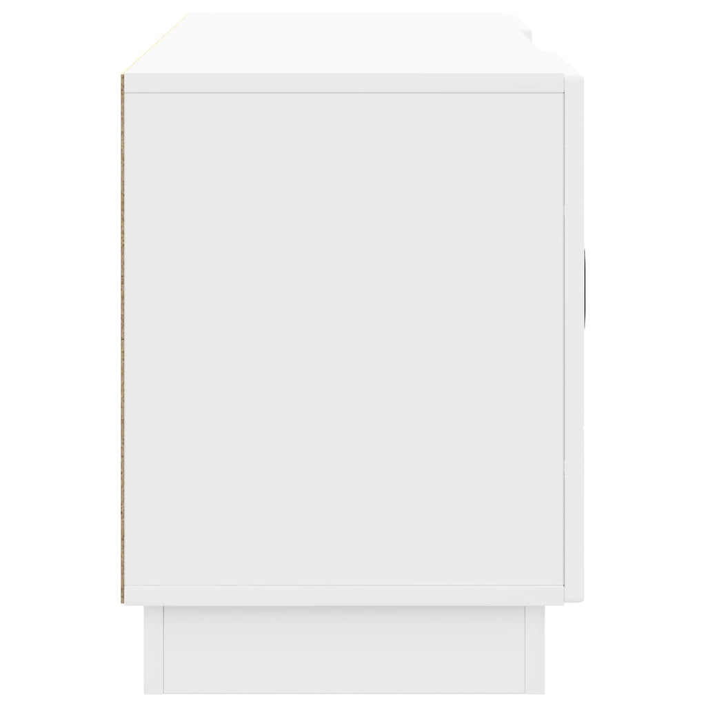 vidaXL Szafka pod telewizor Biały wysoki połysk 102 x 34,5 x 47 cm