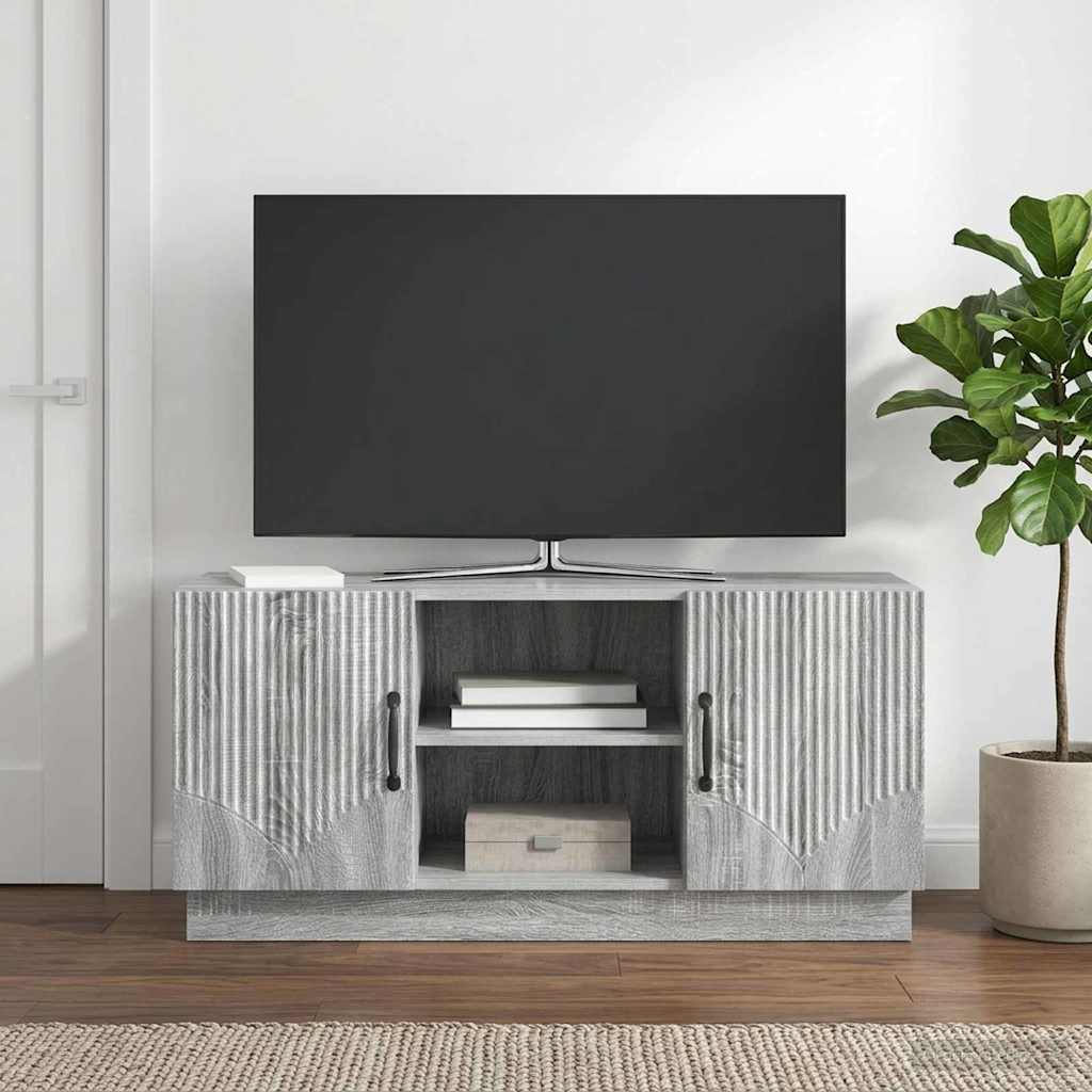 vidaXL Szafka pod telewizor Szary Sonoma 102 x 34,5 x 47 cm