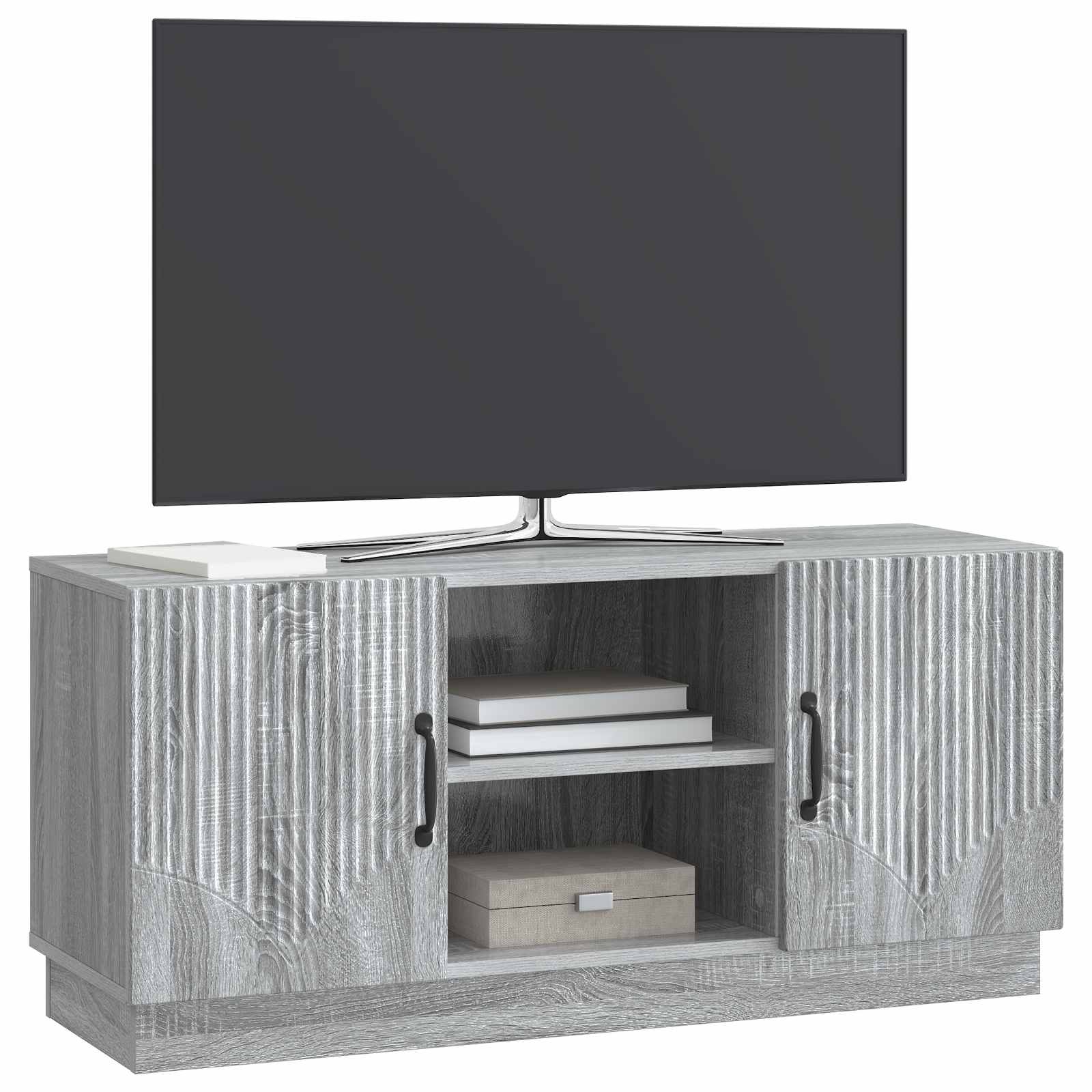 vidaXL Szafka pod telewizor Szary Sonoma 102 x 34,5 x 47 cm