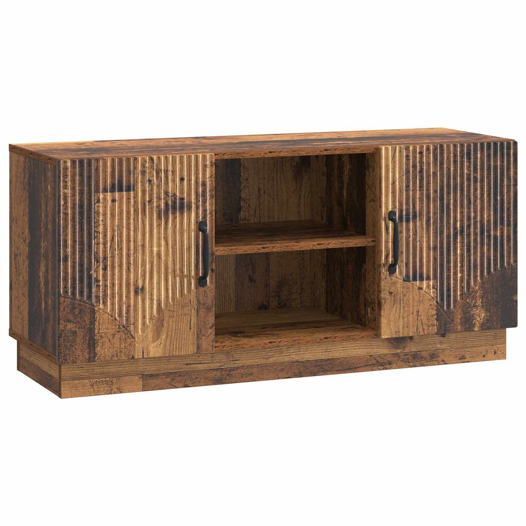 vidaXL Szafka pod telewizor Stare drewno 102 x 34,5 x 47 cm