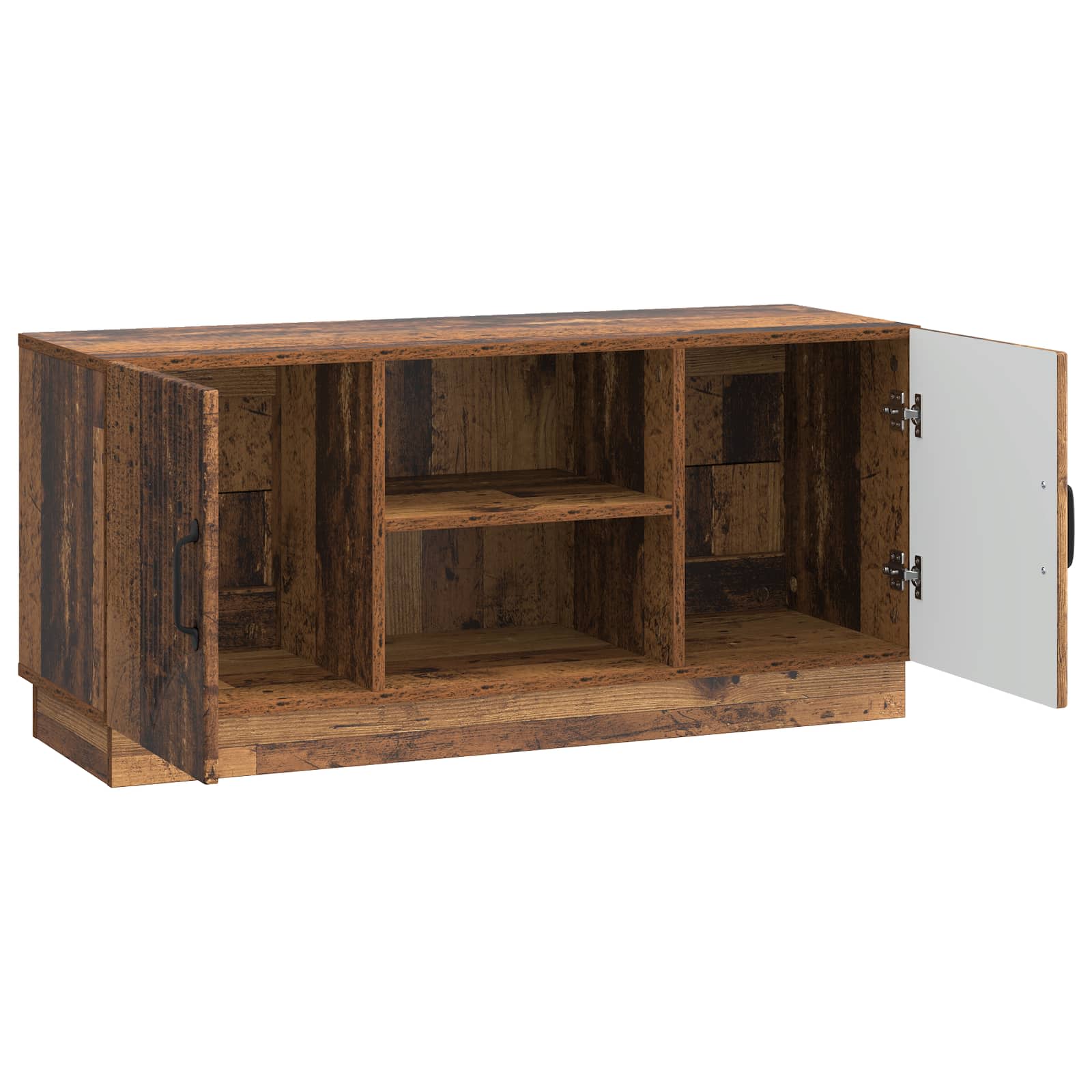 vidaXL Szafka pod telewizor Stare drewno 102 x 34,5 x 47 cm