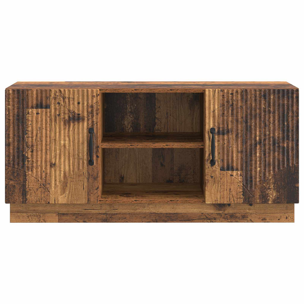 vidaXL Szafka pod telewizor Stare drewno 102 x 34,5 x 47 cm