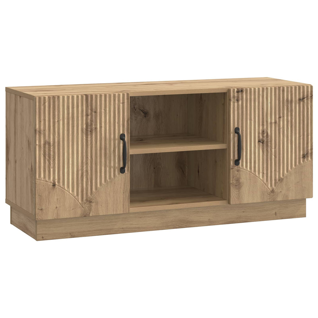 vidaXL Szafka pod telewizor Dąb artisan 102 x 34,5 x 47 cm