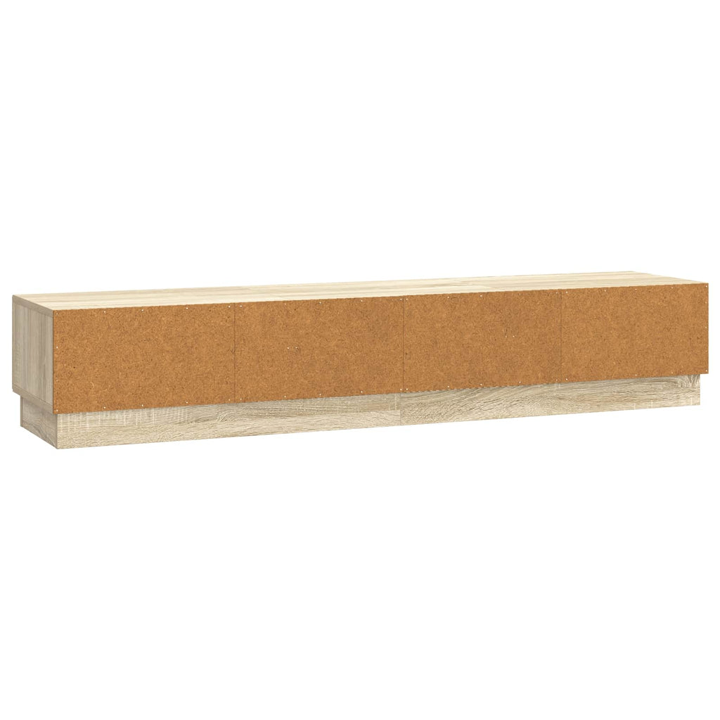 vidaXL Szafka pod telewizor z szufladą dąb Sonoma 147 x 34,5 x 27 cm