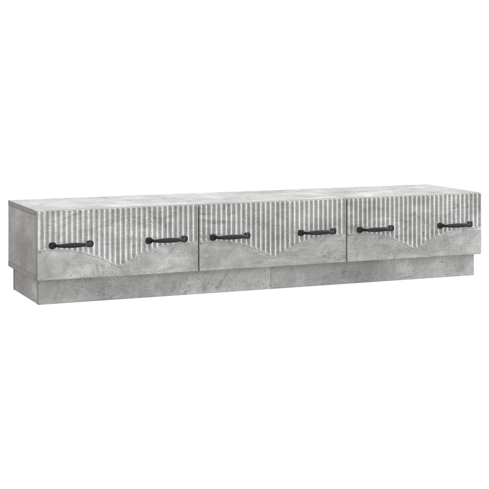 vidaXL Szafka pod telewizor Betonowy szary 147 x 34,5 x 27 cm