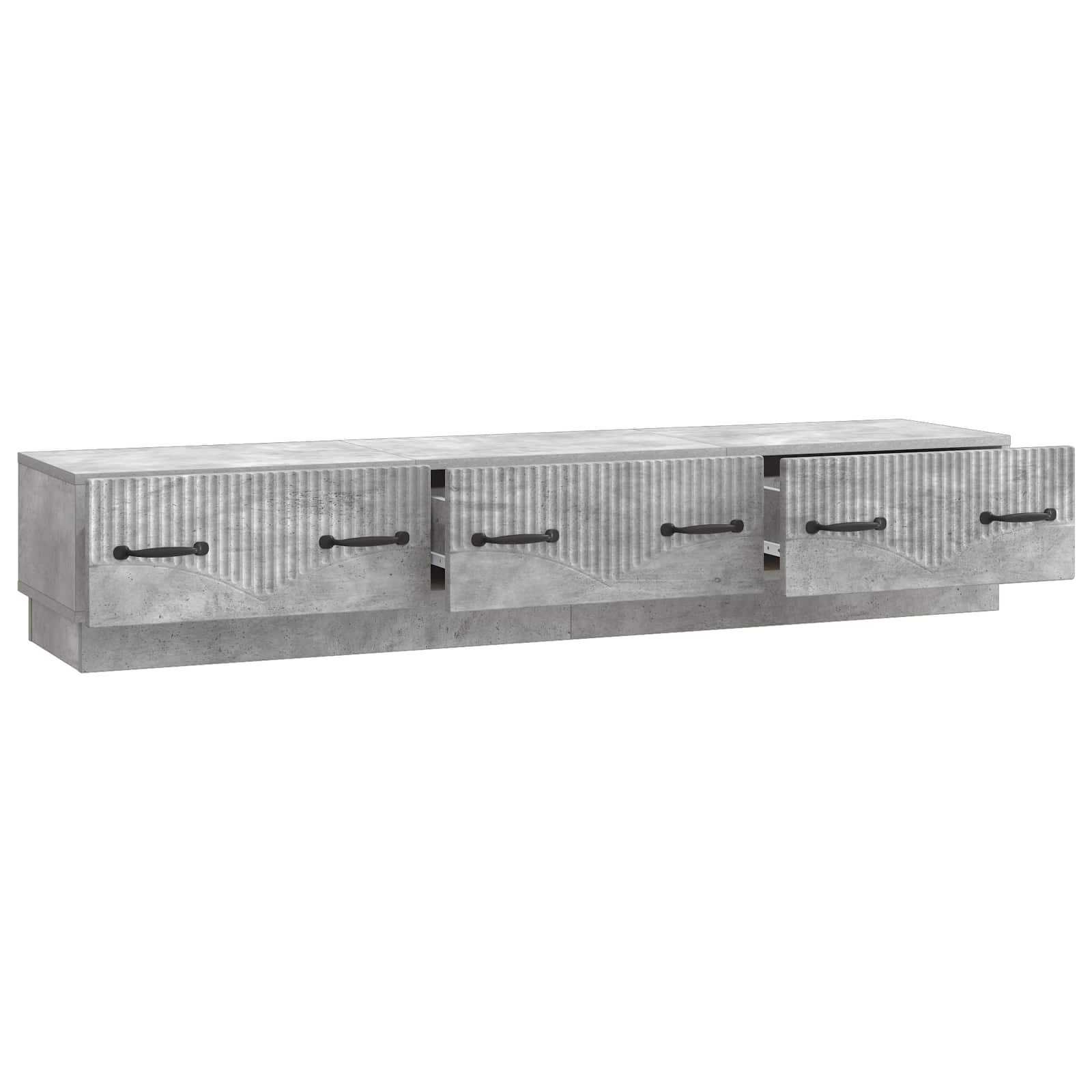 vidaXL Szafka pod telewizor Betonowy szary 147 x 34,5 x 27 cm