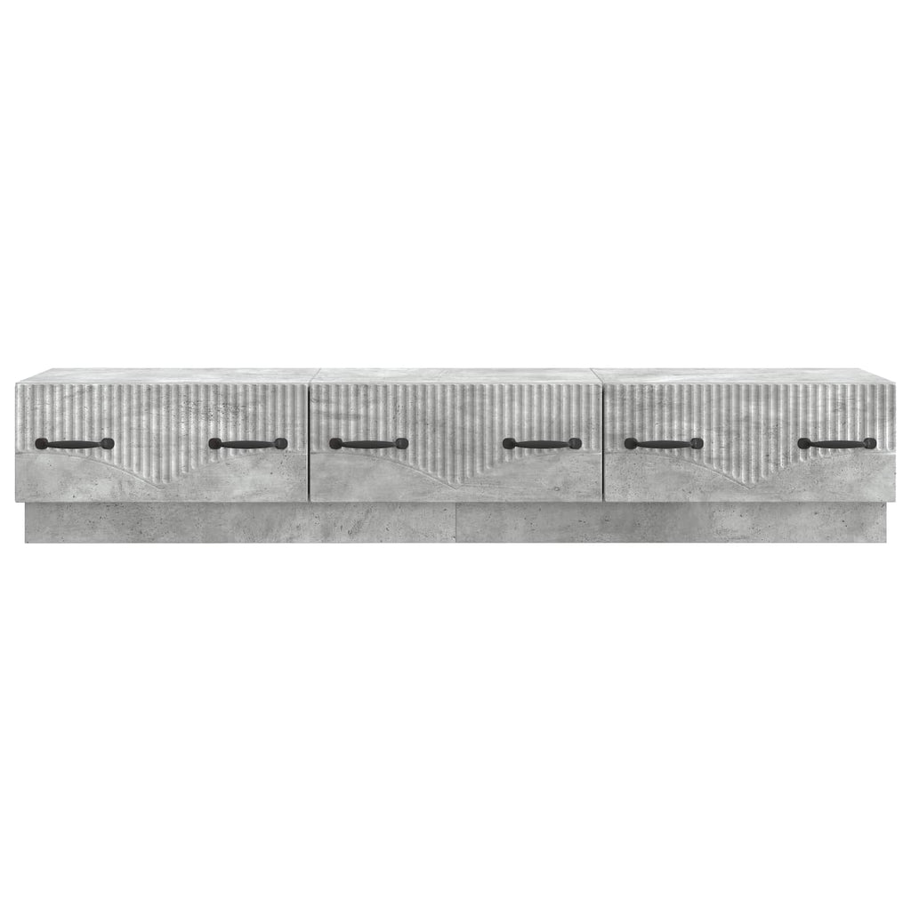 vidaXL Szafka pod telewizor Betonowy szary 147 x 34,5 x 27 cm