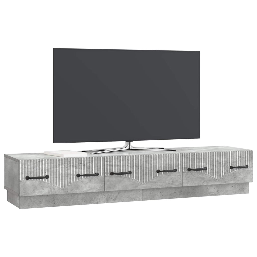 vidaXL Szafka pod telewizor Betonowy szary 147 x 34,5 x 27 cm