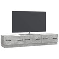 vidaXL Szafka pod telewizor Betonowy szary 147 x 34,5 x 27 cm