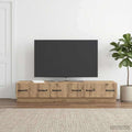 vidaXL Szafka pod telewizor 147 x 34,5 x 27 cm Dąb artisan