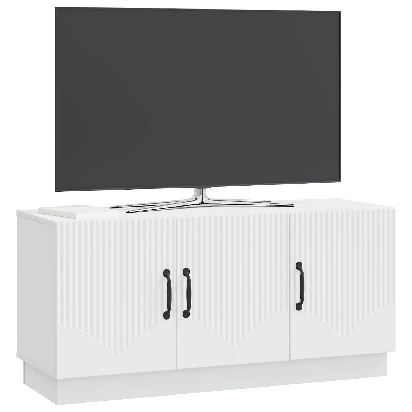 vidaXL Szafka pod telewizor Biały 99 x 34,5 x 47 cm