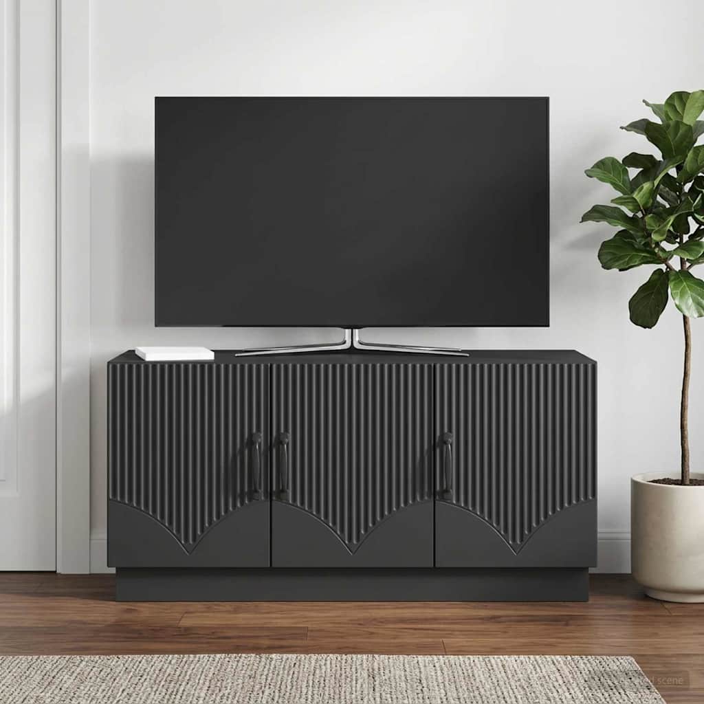 vidaXL Szafka pod telewizor Czarny 99 x 34,5 x 47 cm