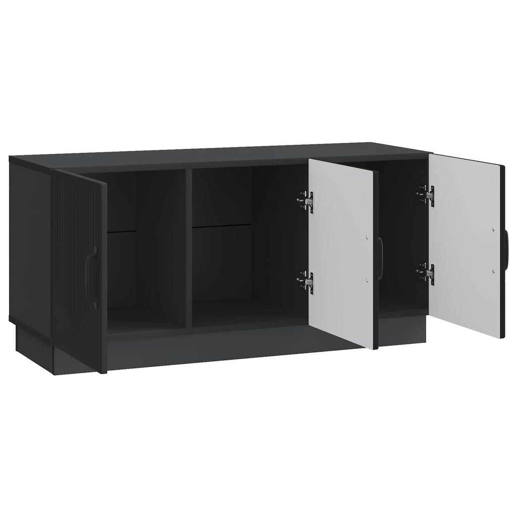 vidaXL Szafka pod telewizor Czarny 99 x 34,5 x 47 cm