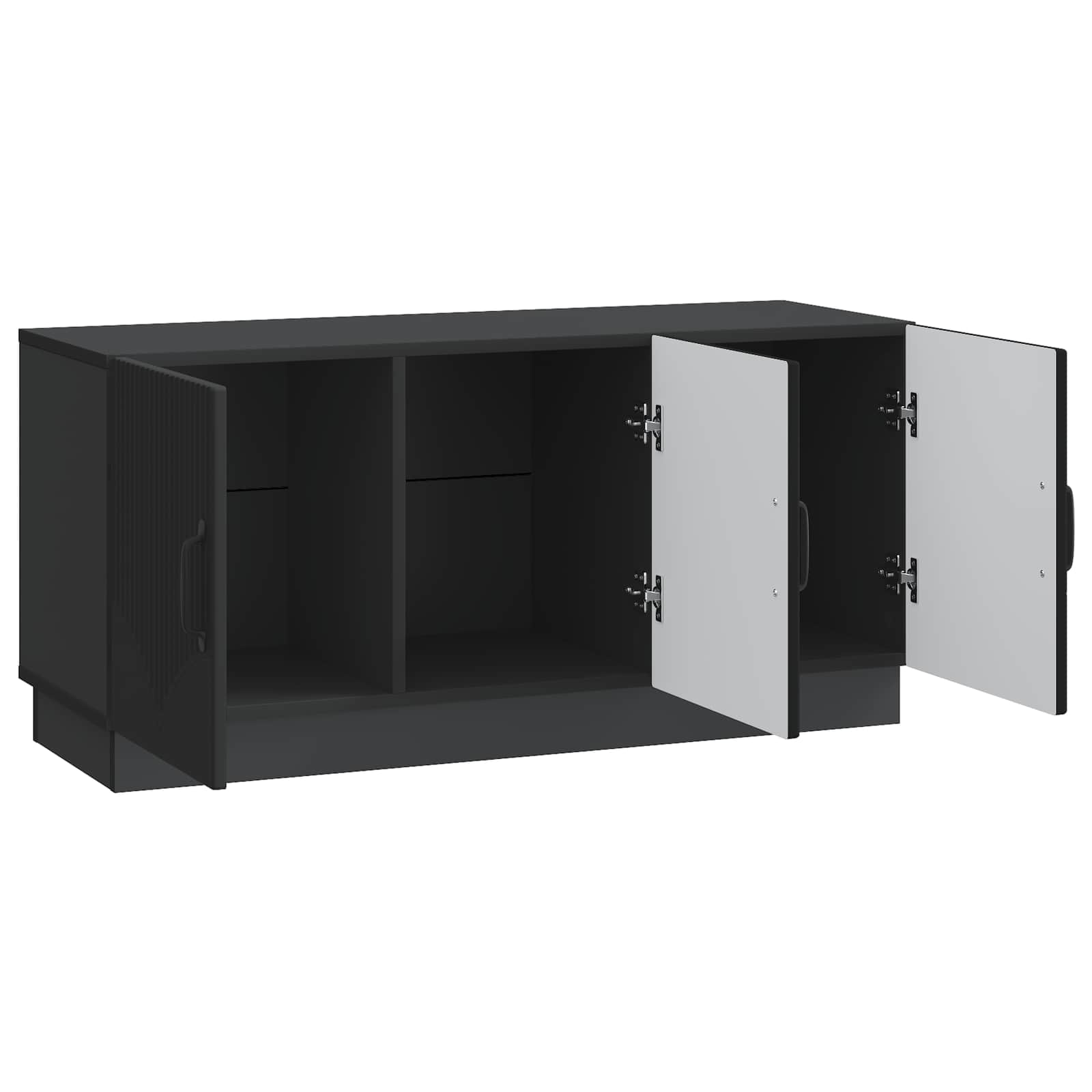 vidaXL Szafka pod telewizor Czarny 99 x 34,5 x 47 cm