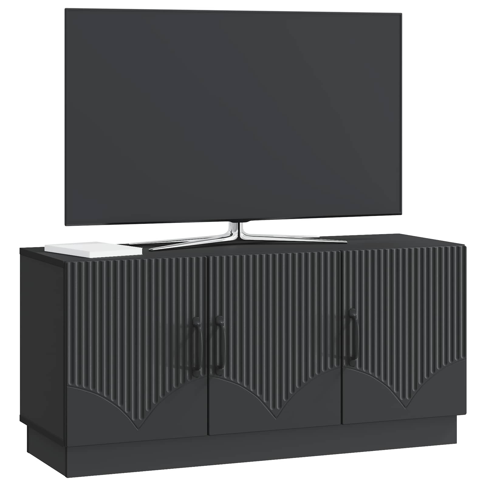 vidaXL Szafka pod telewizor Czarny 99 x 34,5 x 47 cm