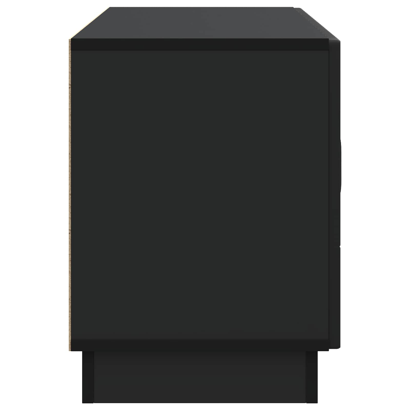vidaXL Szafka pod telewizor Czarny 99 x 34,5 x 47 cm