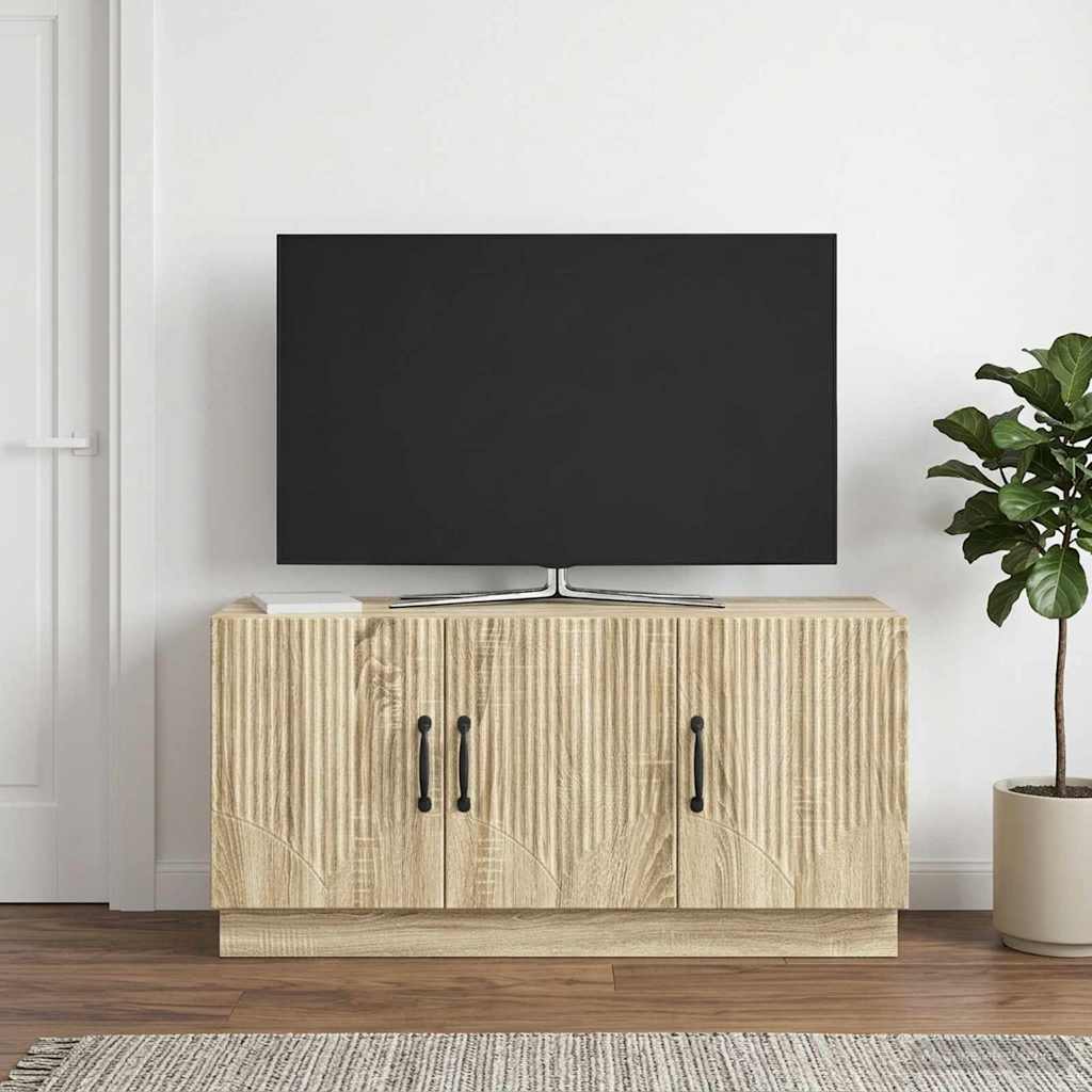 vidaXL Szafka pod telewizor dąb Sonoma 99 x 34,5 x 47 cm