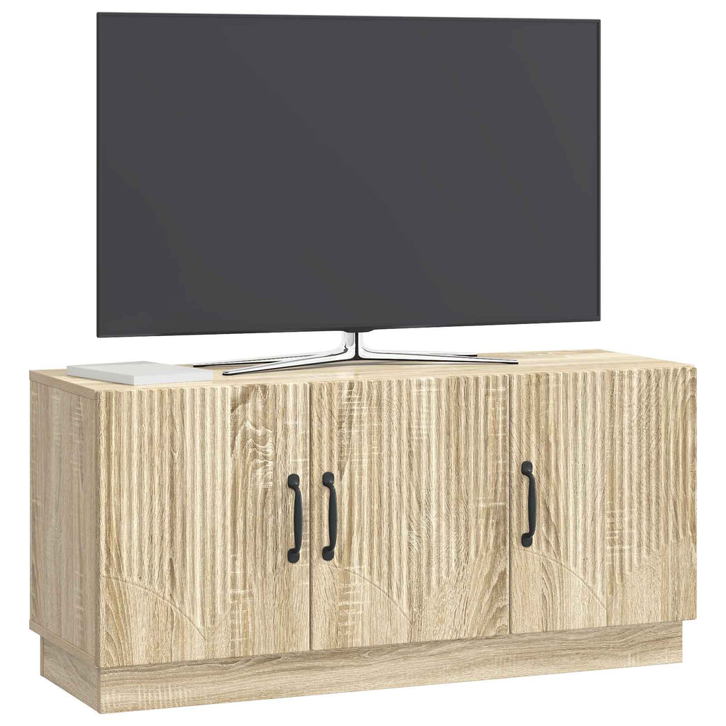 vidaXL Szafka pod telewizor dąb Sonoma 99 x 34,5 x 47 cm