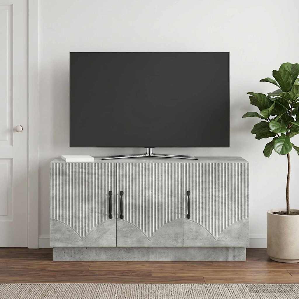 vidaXL Szafka pod telewizor Betonowy szary 99 x 34,5 x 47 cm