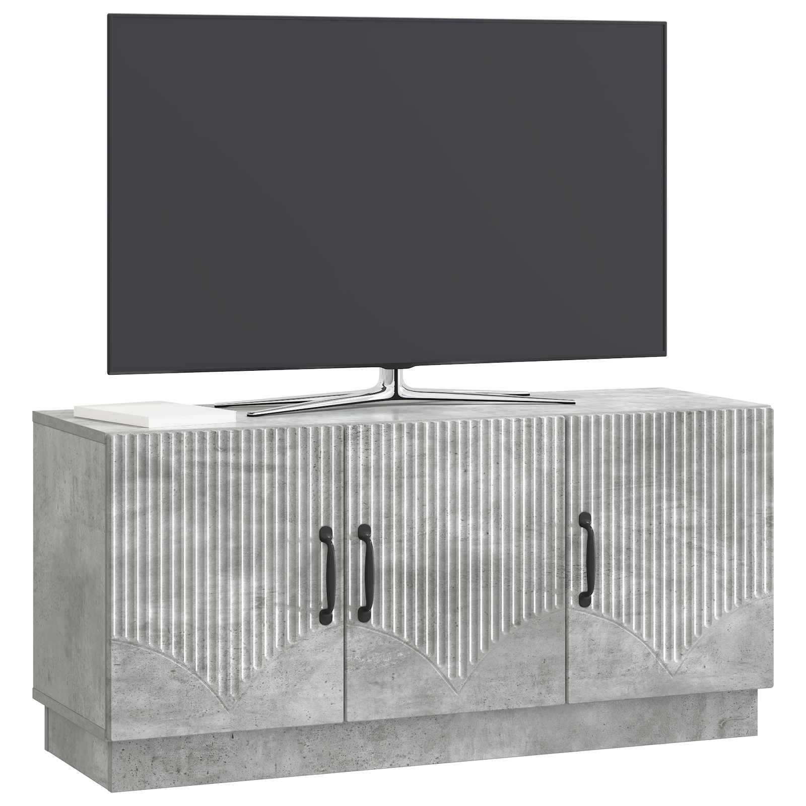 vidaXL Szafka pod telewizor Betonowy szary 99 x 34,5 x 47 cm