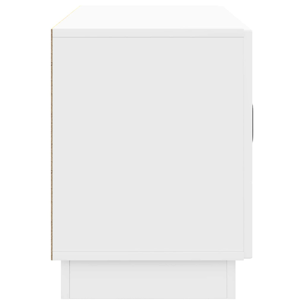 vidaXL Szafka pod telewizor Biały wysoki połysk 99 x 34,5 x 47 cm