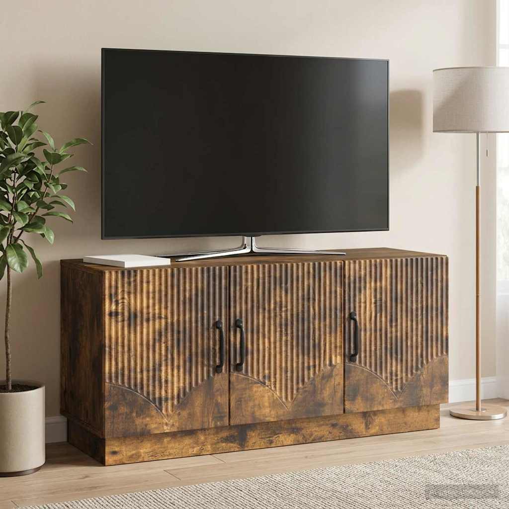 vidaXL Szafka pod telewizor Dąb wędzony 99 x 34,5 x 47 cm