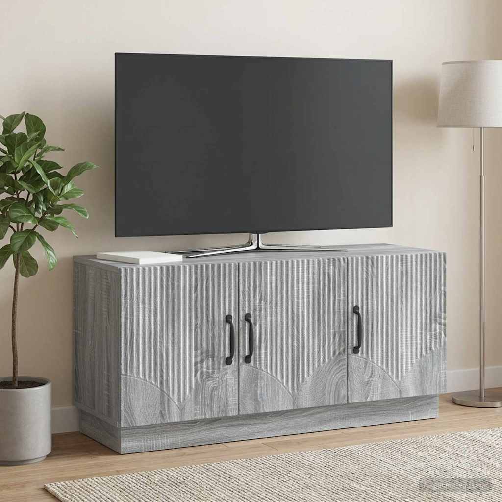 vidaXL Szafka pod telewizor Szary Sonoma 99 x 34,5 x 47 cm