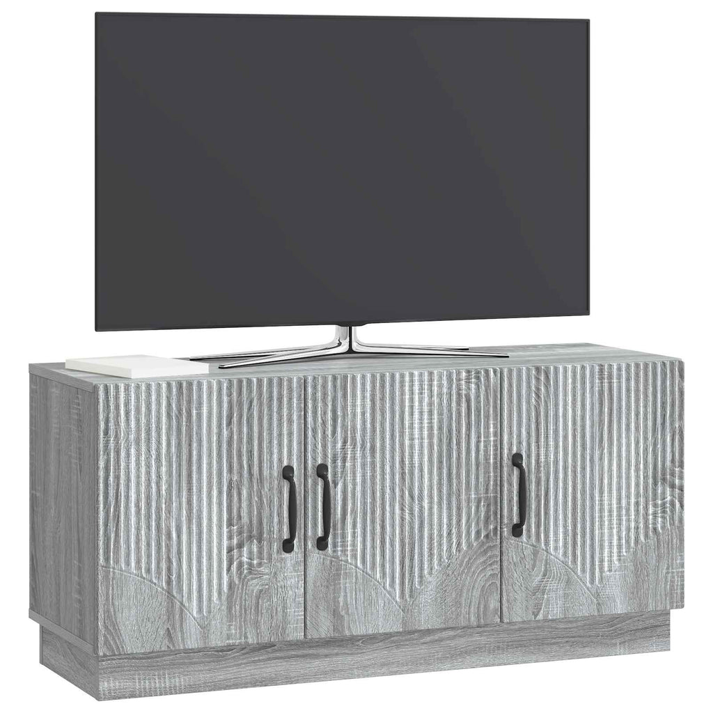 vidaXL Szafka pod telewizor Szary Sonoma 99 x 34,5 x 47 cm
