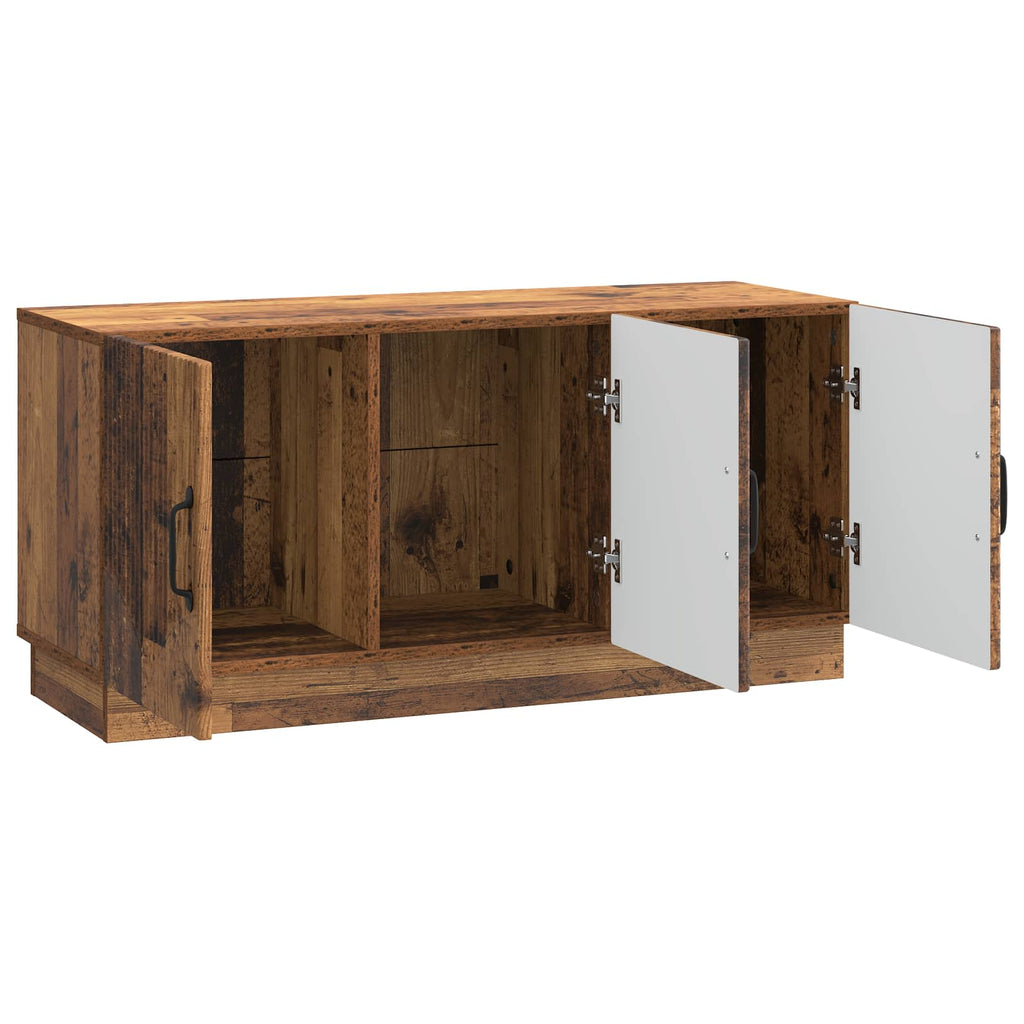 vidaXL Szafka pod telewizor Stare drewno 99 x 34,5 x 47 cm