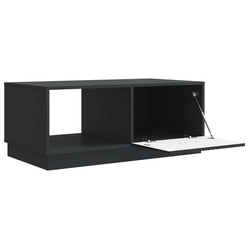 vidaXL Stolik kawowy Czarny 90 x 50 x 37 cm Drewno inżynieryjne