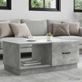 vidaXL Stolik kawowy Betonowy szary 90 x 50 x 37 cm