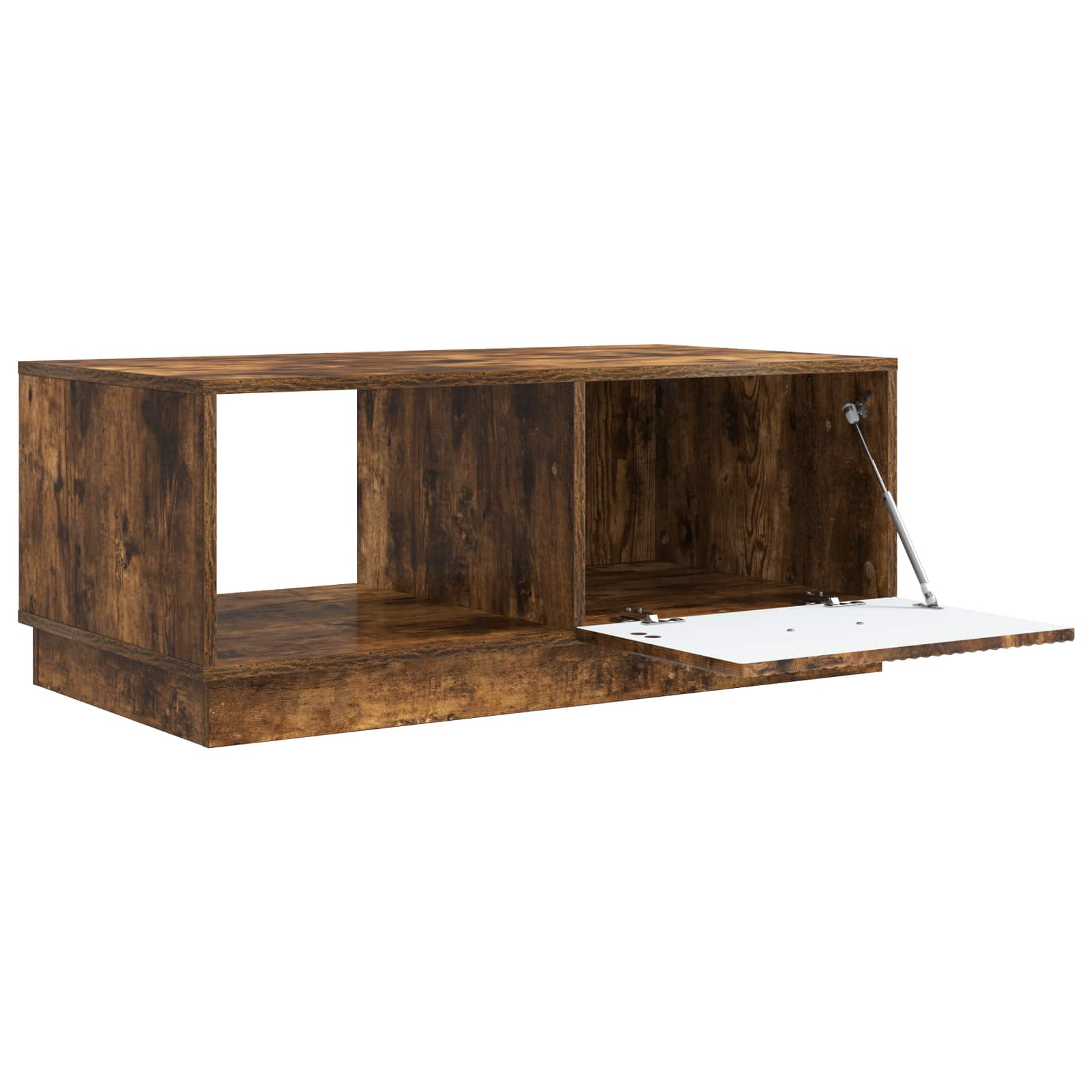 vidaXL Stolik kawowy Dąb wędzony 90 x 50 x 37 cm Drewno inżynieryjne