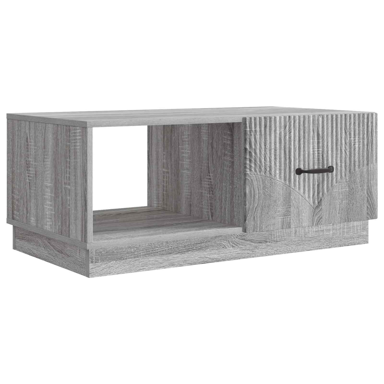 vidaXL Stolik kawowy Szary Sonoma 90 x 50 x 37 cm Drewno inżynieryjne