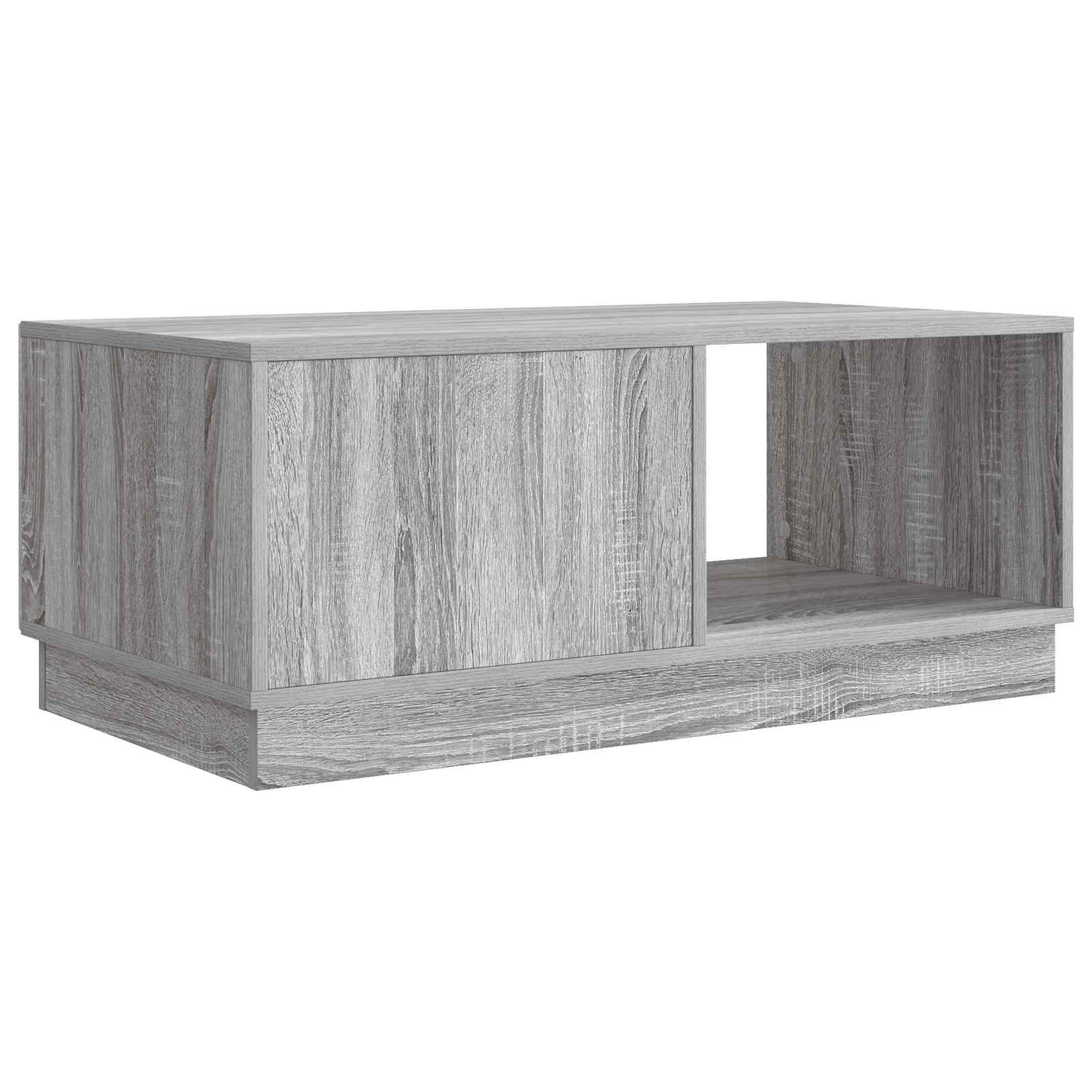 vidaXL Stolik kawowy Szary Sonoma 90 x 50 x 37 cm Drewno inżynieryjne