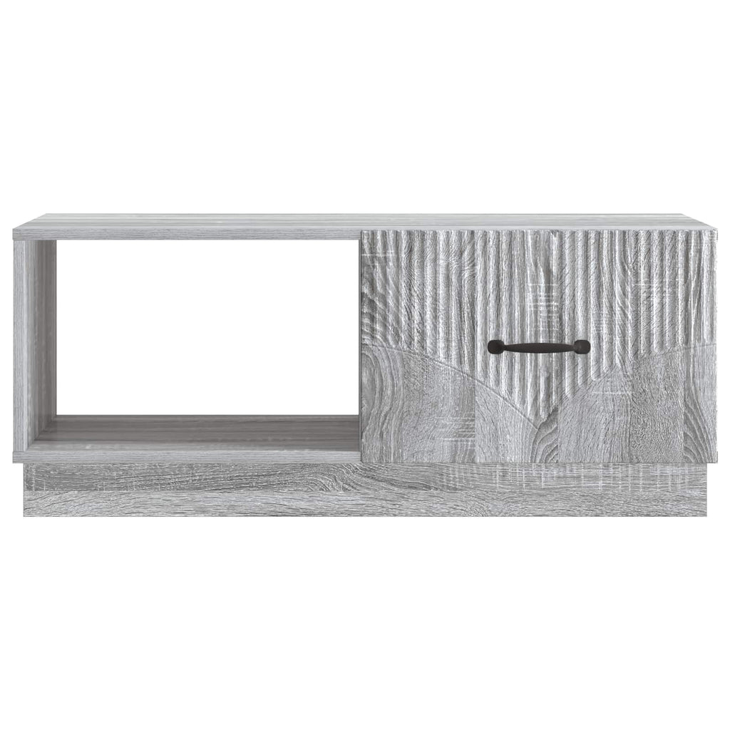 vidaXL Stolik kawowy Szary Sonoma 90 x 50 x 37 cm Drewno inżynieryjne