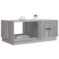 vidaXL Stolik kawowy Szary Sonoma 90 x 50 x 37 cm Drewno inżynieryjne