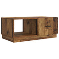 vidaXL Stolik kawowy Stare drewno 90 x 50 x 37 cm Drewno inżynieryjne