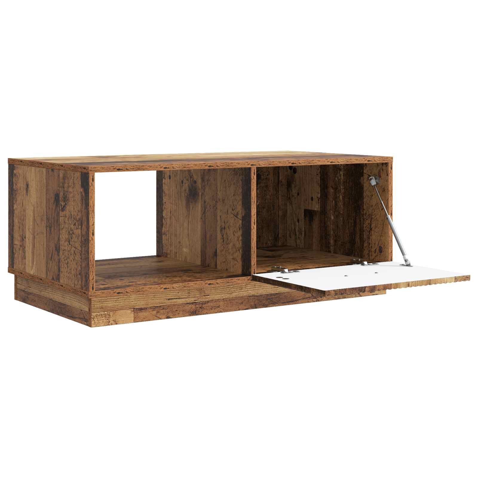 vidaXL Stolik kawowy Stare drewno 90 x 50 x 37 cm Drewno inżynieryjne