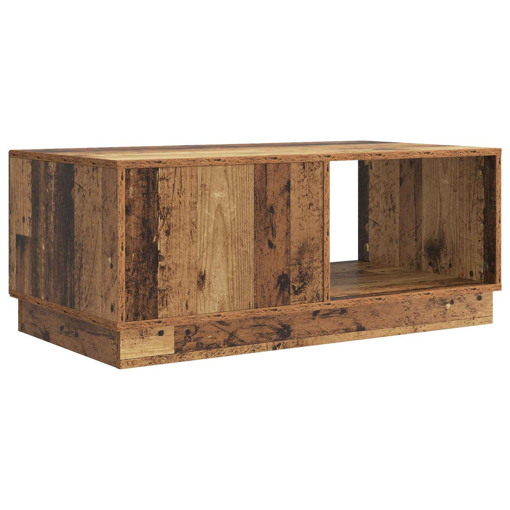 vidaXL Stolik kawowy Stare drewno 90 x 50 x 37 cm Drewno inżynieryjne