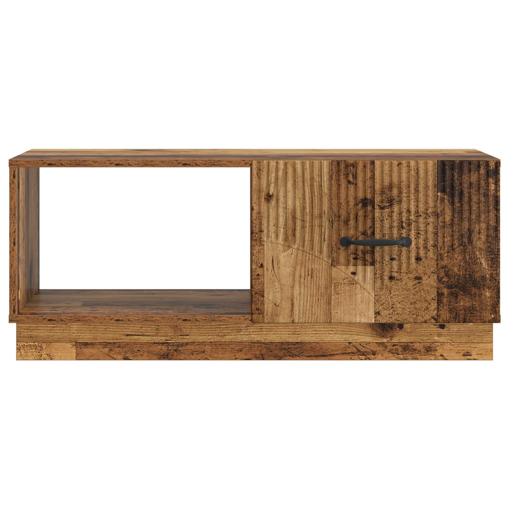 vidaXL Stolik kawowy Stare drewno 90 x 50 x 37 cm Drewno inżynieryjne