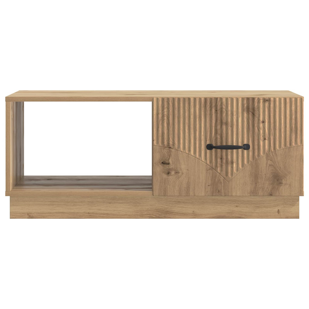 vidaXL Stolik kawowy Dąb artisan 90 x 50 x 37 cm Drewno inżynieryjne