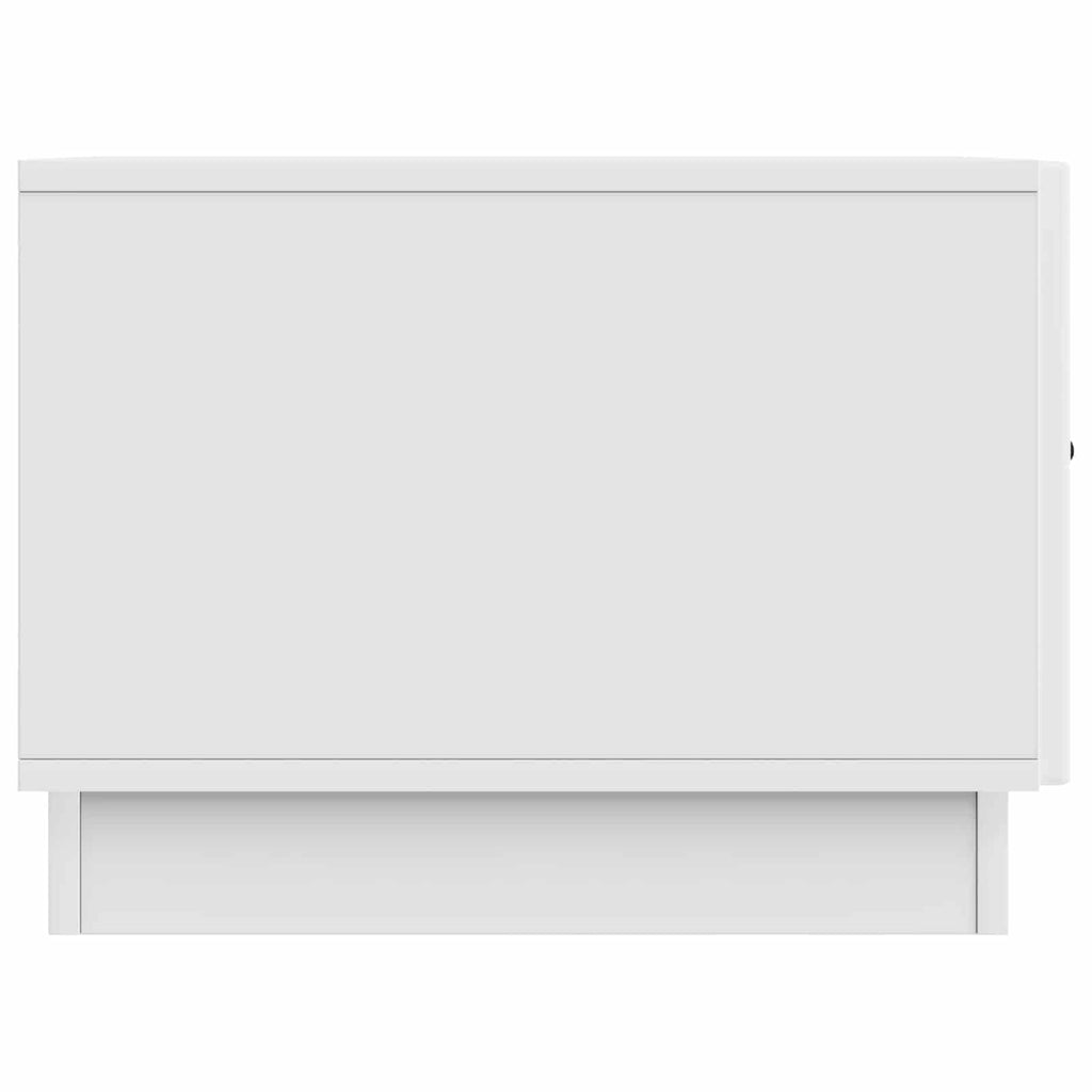 vidaXL Stolik kawowy Biały 49 x 50 x 37 cm Drewno inżynieryjne