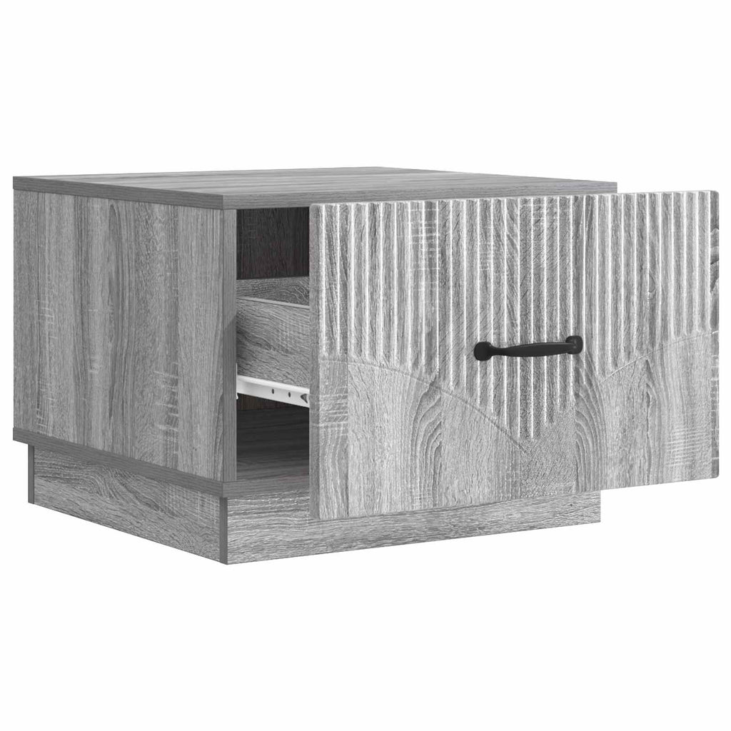 vidaXL Stolik kawowy Szary Sonoma 49 x 50 x 37 cm Drewno inżynieryjne