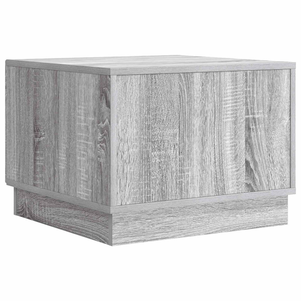 vidaXL Stolik kawowy Szary Sonoma 49 x 50 x 37 cm Drewno inżynieryjne