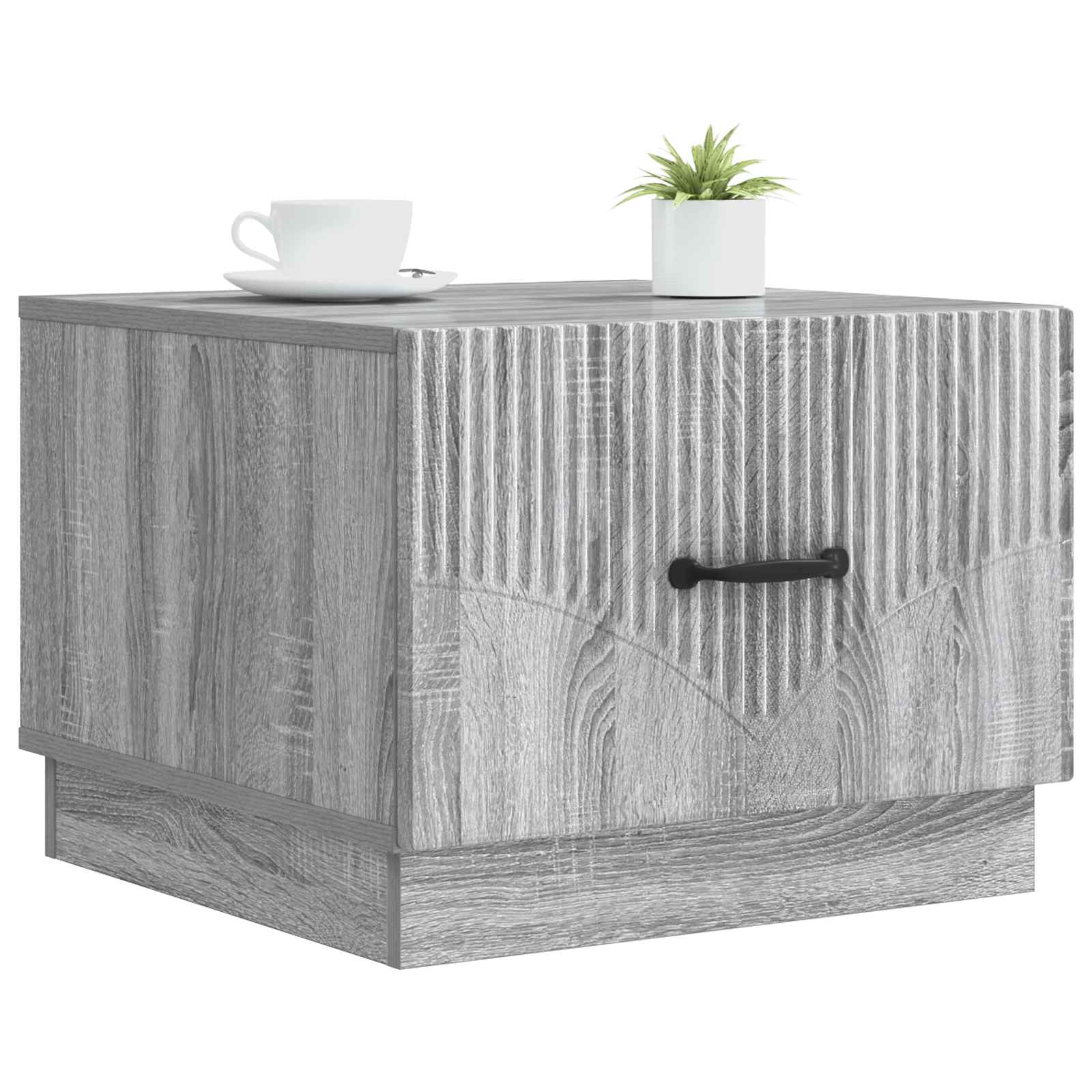 vidaXL Stolik kawowy Szary Sonoma 49 x 50 x 37 cm Drewno inżynieryjne