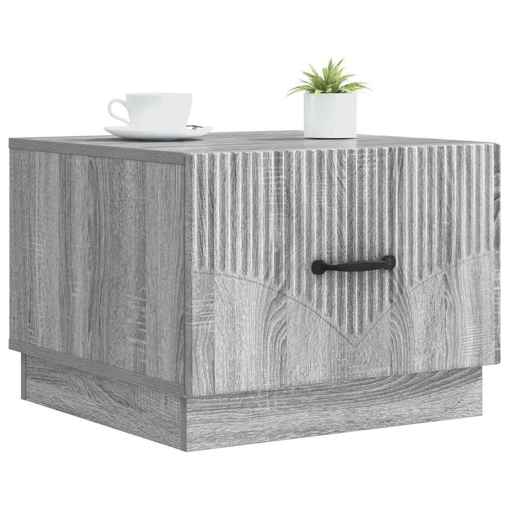 vidaXL Stolik kawowy Szary Sonoma 49 x 50 x 37 cm Drewno inżynieryjne